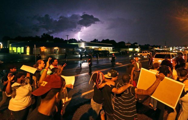 Wednesday protest in Ferguson